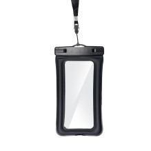 Waterproof bag for mobile phone with plastic closing AIRBAG black Waterproof bag for mobile phone with plastic closing AIRBAG black