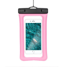 Waterproof bag for mobile phone with plastic closing AIRBAG pink Waterproof bag for mobile phone with plastic closing AIRBAG pink