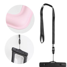 Waterproof bag for mobile phone with plastic closing AIRBAG pink Waterproof bag for mobile phone with plastic closing AIRBAG pink