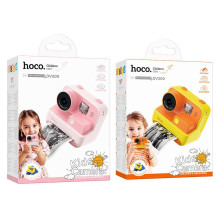Skaitmeninis vaikų fotoaparatas su spausdintuvu Hoco 1MP 2,0" HD Ready DV200 geltonas