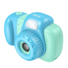 Skaitmeninė vaikų kamera Hoco 2MP 2,4" Full HD DV201 mėlyna