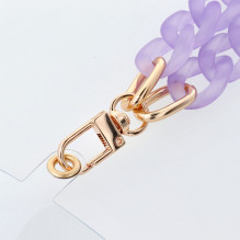 PANAMA Phone lanyard, Phone pendant / cord length 40cm (20cm in the loop) / on wrist - purple