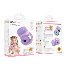 Skaitmeninė vaikų kamera Hoco 2MP 2,4" Full HD DV201 rožinė