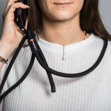 FORCELL F-DESIGN S10X165 crossbody phone lanyard with adjustable length (max 82,5cm in the loop) black