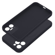 Case for iPhone 12 PRO Silicone Mag Cover compatible with MagSafe black