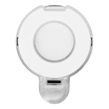 Telefono stovas CIRCLE MIRROR - priklijuojamas - rožinis