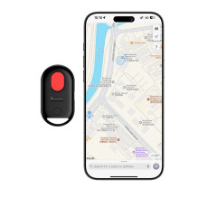 Lokatorius, suderinamas su „Apple Find My Hoco E95“, juodas