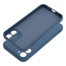 Case for iPhone 12 MINI Silicone Mag Cover compatible with MagSafe blue