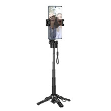 Live stand Hoco with magnetic and universal hilder with remote control K27 PRO czarny