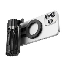 Live stand Hoco with magnetic and universal hilder with remote control K27 PRO czarny
