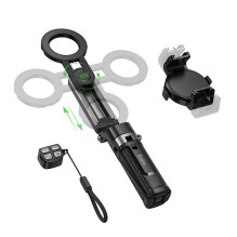 Live stand Hoco with magnetic and universal hilder with remote control K27 PRO czarny