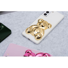 Phone stand BEAR - stick-on - gold Phone stand BEAR - stick-on - gold