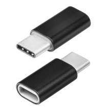 Adapter Micro USB (female) to Type C (male) black Adapter Micro USB (female) to Type C (male) black