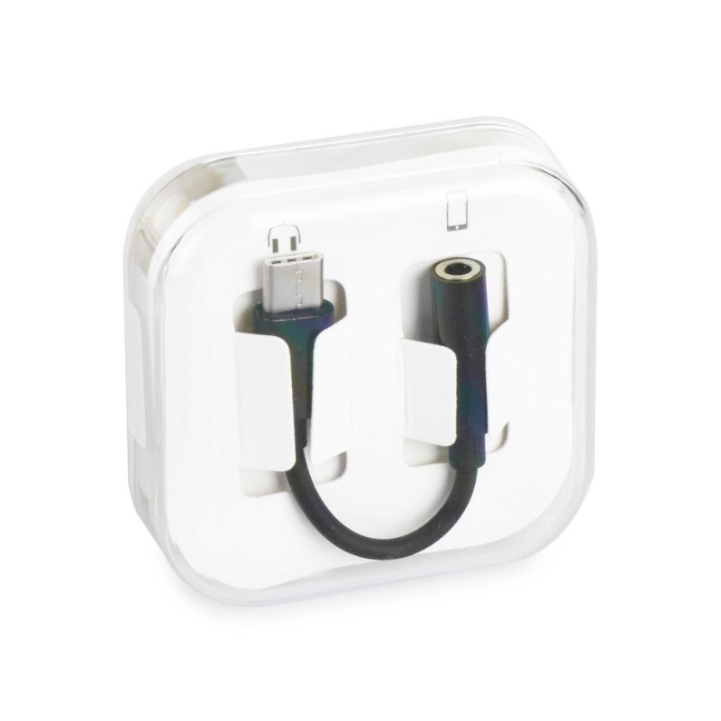 Adapteris AUX C tipo (vyras) - 3,5 mm lizdas (lizdas), juodas DAC