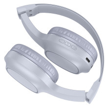 Wireless headphones Hoco W46 light blue gray