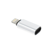 Adapter Type C (female) to Lightning (male) silver Adapter Type C (female) to Lightning (male) silver