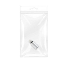 Adapter Type C (female) to Lightning (male) silver Adapter Type C (female) to Lightning (male) silver