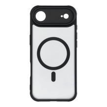 „iPhone 17 AIR“ visiškai matinis „Mag“ dėklas, suderinamas su „MagSafe“, juodas „iPhone 17 AIR“ visiškai matinis „Mag“ dėklas, suderinamas su „MagSafe“, juodas