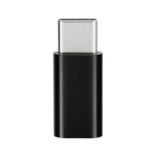 Adapteris Micro USB į C tipo „Blue Star“ – juodas Adapteris Micro USB į C tipo „Blue Star“ – juodas