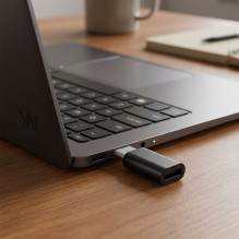 Adapter Micro USB to Type C Blue Star - black Adapter Micro USB to Type C Blue Star - black