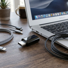 Adapter Type C to Micro USB Blue Star - black Adapter Type C to Micro USB Blue Star - black