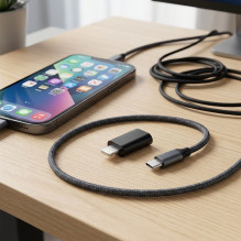 C tipo adapteris į „Lightning Blue Star“ – juodas C tipo adapteris į „Lightning Blue Star“ – juodas