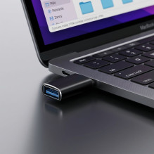 Adapter USB A 3.0 to Type C Blue Star - black Adapter USB A 3.0 to Type C Blue Star - black