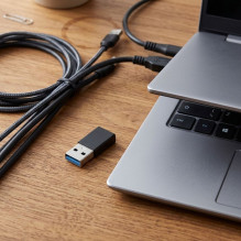 Adapteris C tipo į USB A 3.0, „Blue Star“ – juodas