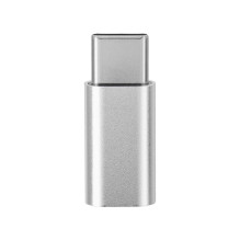 Adapter Micro USB to Type C Blue Star - white Adapter Micro USB to Type C Blue Star - white