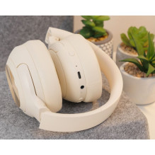 Wireless headphones Hoco ANC W54 milky white