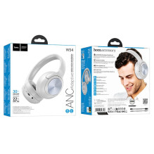 Wireless headphones Hoco ANC W54 gray