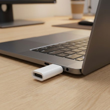 Adapter Type C to Micro USB Blue Star - white Adapter Type C to Micro USB Blue Star - white