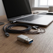 Adapteris C tipo į USB A 3.0, „Blue Star“ – baltas Adapteris C tipo į USB A 3.0, „Blue Star“ – baltas