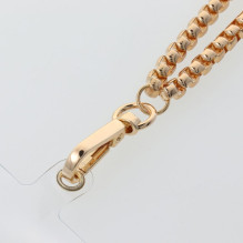 CHAIN 42 Phone lanyard, Phone pendant / cord length 40cm (20cm in the loop) / on wrist - gold