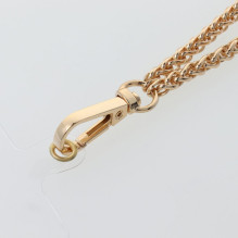 CHAIN 43 Phone lanyard, Phone pendant / cord length 40cm (20cm in the loop) / on wrist - gold CHAIN 43 Phone lanyard, Phone pendant / cord length 40cm (20cm in the loop) / on wrist - gold