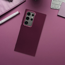 Xiaomi Redmi Note 14 4G dėklas (GLOBAL - 164,84 mm x 78,15 mm x 8,16 mm) su rėmeliu violetinis
