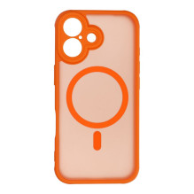 „iPhone 17“ visiškai matinis „Mag“ dėklas, suderinamas su „MagSafe“, oranžinis „iPhone 17“ visiškai matinis „Mag“ dėklas, suderinamas su „MagSafe“, oranžinis