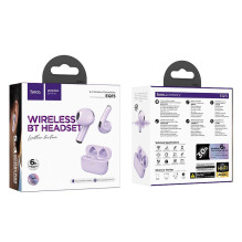 Wireless earphones Hoco TWS EQ15 purple