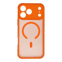 „iPhone 17 PRO MAX“ visiškai matinis „Mag“ dėklas, suderinamas su „MagSafe“, oranžinis „iPhone 17 PRO MAX“ visiškai matinis „Mag“ dėklas, suderinamas su „MagSafe“, oranžinis