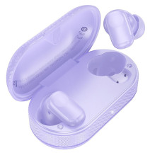 Belaidės ausinės Hoco TWS EQ19 violetinės Belaidės ausinės Hoco TWS EQ19 violetinės