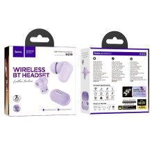 Wireless earphones Hoco TWS EQ19 purple