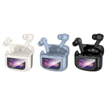 Wireless earphones Hoco with touch screen TWS ANC ENC EQ21 blue