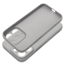 „iPhone 15 PRO“ silikoninis dėklas, suderinamas su „MagSafe“, titano pilkos spalvos „iPhone 15 PRO“ silikoninis dėklas, suderinamas su „MagSafe“, titano pilkos spalvos