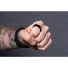 „Smart Ring R11M“ – išmanusis plieninis žiedas su įkrovimo dėžute, 8 dydis (18,1 mm), juodas „Smart Ring R11M“ – išmanusis plieninis žiedas su įkrovimo dėžute, 8 dydis (18,1 mm), juodas