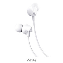 Laidinės ausinės Jack 3,5 mm Hoco M60 baltos