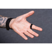 „Smart Ring R11M“ – išmanusis plieninis žiedas su įkrovimo dėžute, 8 dydis (18,1 mm), juodas „Smart Ring R11M“ – išmanusis plieninis žiedas su įkrovimo dėžute, 8 dydis (18,1 mm), juodas