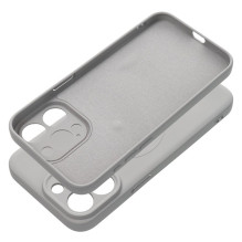 „iPhone 15 PRO MAX“ silikoninis dėklas, suderinamas su „MagSafe“, titano pilkos spalvos „iPhone 15 PRO MAX“ silikoninis dėklas, suderinamas su „MagSafe“, titano pilkos spalvos
