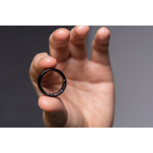 „Smart Ring R11M“ – išmanusis plieninis žiedas su įkrovimo dėžute, 8 dydis (18,1 mm), juodas „Smart Ring R11M“ – išmanusis plieninis žiedas su įkrovimo dėžute, 8 dydis (18,1 mm), juodas