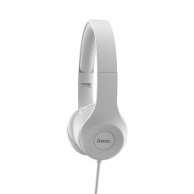Wire headphones Jack 3,5 mm Hoco W21 grey