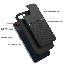 iPhone 13 MINI dėklas, kilnus, juodas